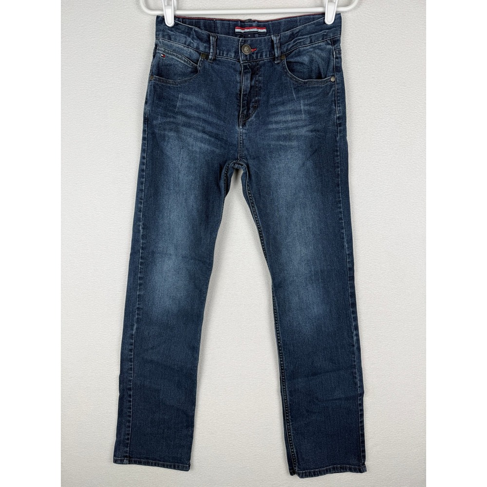 Tommy Hilfiger Revolution Slim Jeans Kids 18 Blue Dark Wash Adjustable Waist
